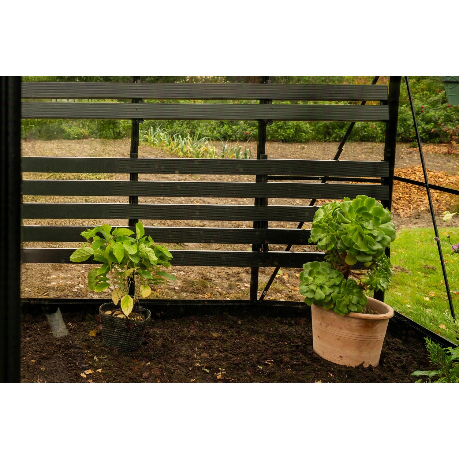 Halls Klappbarer Lamellentisch für Qube 6 mit 5,9 m² 292 cm x 55 cm Schwarz günstig online kaufen