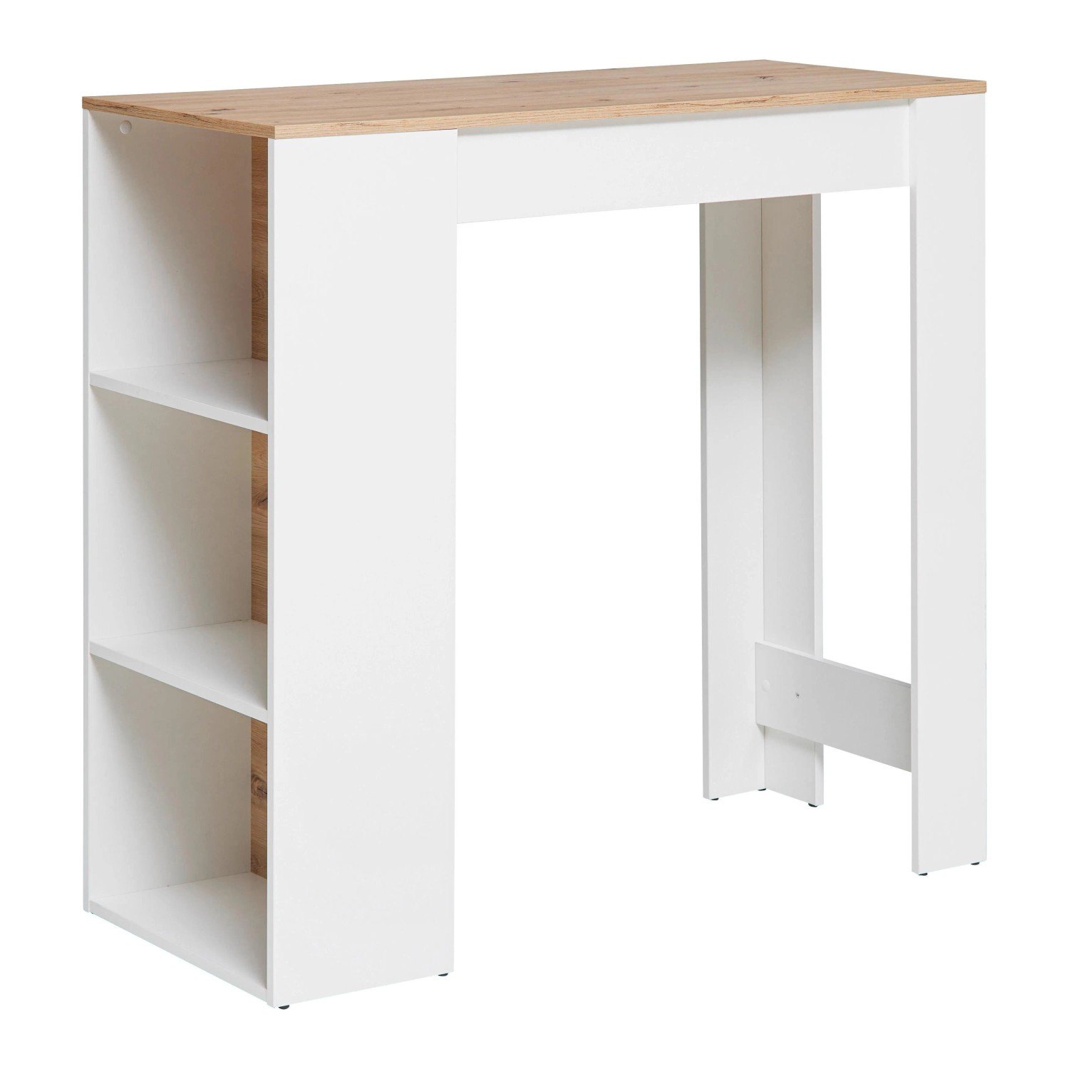 Mömax Bartisch Dandy Weiß/Eiche Artisan