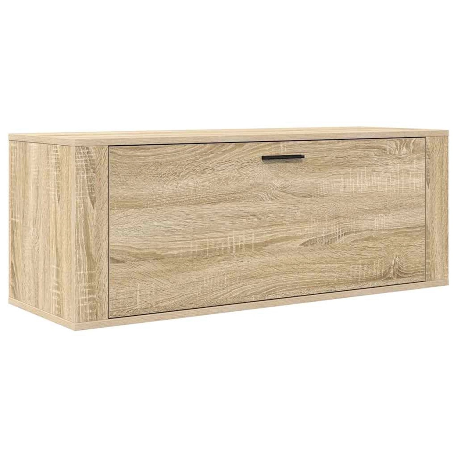 vidaXL Wand-Schuhschrank Sonoma-Eiche 100x35x38 cm Holzwerkstoff 821023