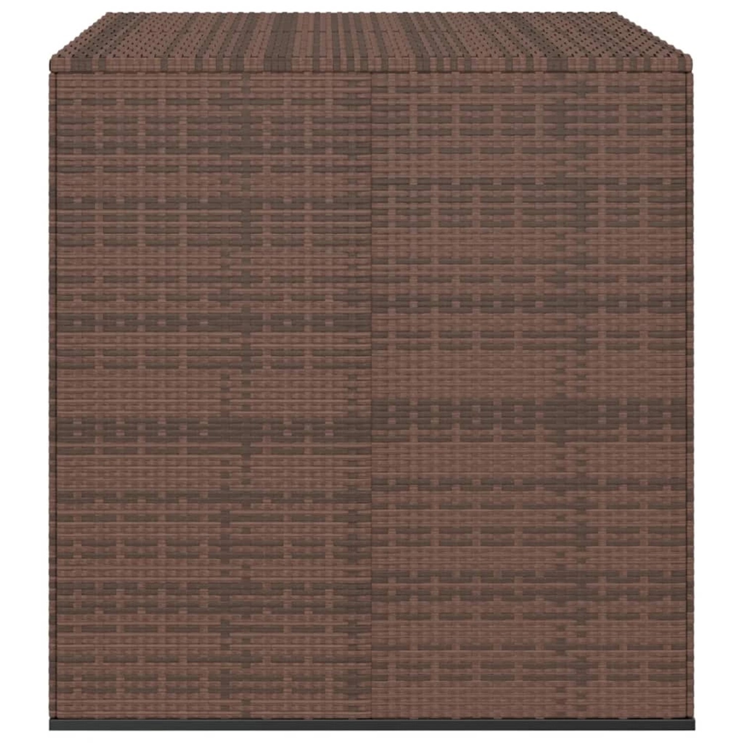 Vidaxl Garten-kissenbox Pe Rattan 100x97,5x104 Cm Braun günstig online kaufen