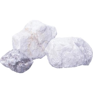 Gabiona Zierkies, weiß-beige, 60-90 mm, ideal für Gabionenfüllung.