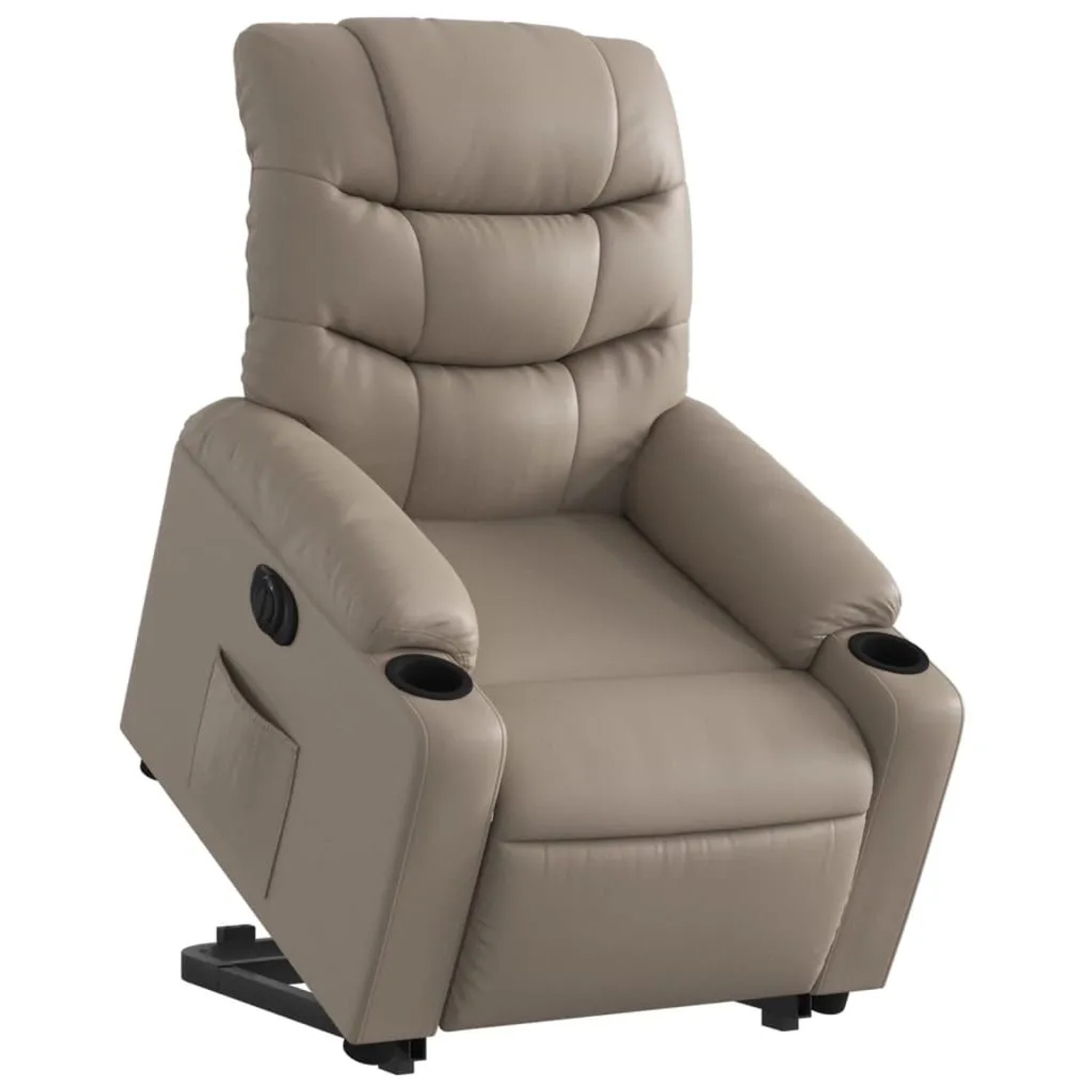 vidaXL Relaxsessel mit Aufstehhilfe Elektrisch Cappuccino Kunstleder 320661 günstig online kaufen
