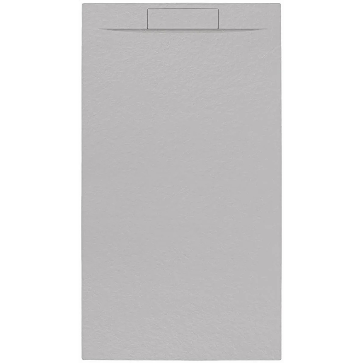 Swiss Aqua Technologies Duschwanne Rechteckige Duschtasse Gussmarmor Rutschfest 90x160CM Gris Perla Elefantengrau