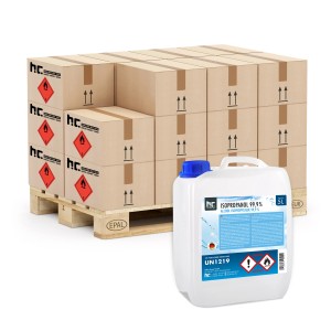 Höfer Chemie Isopropanol 99,9%, 96 x 5l Kanister auf Palette. Reinigungsmittel für vielfältige Anwendungen.