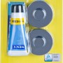 Wenko Power-Loc Adapter Premium/Classic für Handtuchhalter, inkl. Kleber und 2 Edelstahl-Befestigungen.