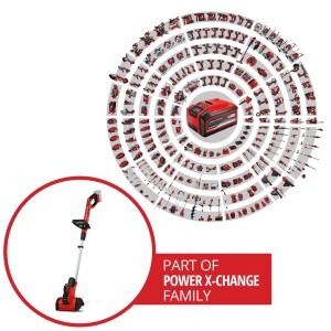 Einhell Akku-Oberflächenbürste PICOBELLA 18/215, Teil der Power X-Change Familie.