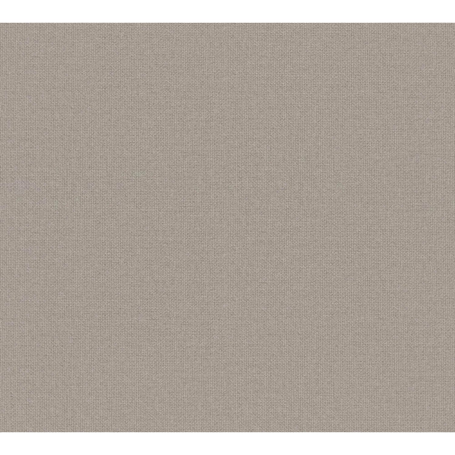 PROFHOME 387442-GU Uni Tapete Textiloptik Matt Braun Taupe Beige-Grau 0,53 günstig online kaufen