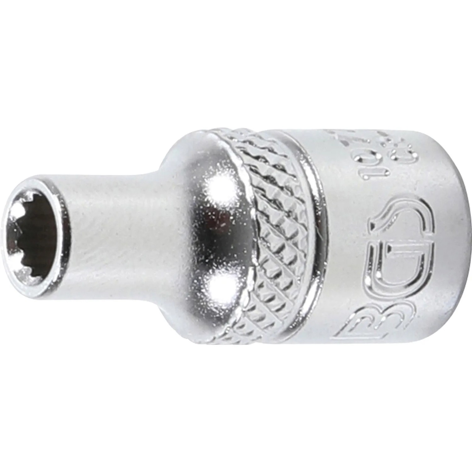 BGS Steckschlüssel Einsatz Zwölfkant Antrieb Innenvierkant 6 3 Mm  1 4 Zoll  SW 4 Mm 10774