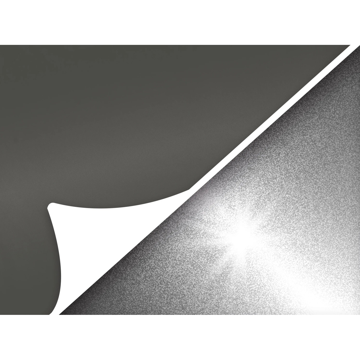 Thermo-Rollo Manresa, 80x175 cm, Grau, mit reflektierender Beschichtung für Hitzeschutz.