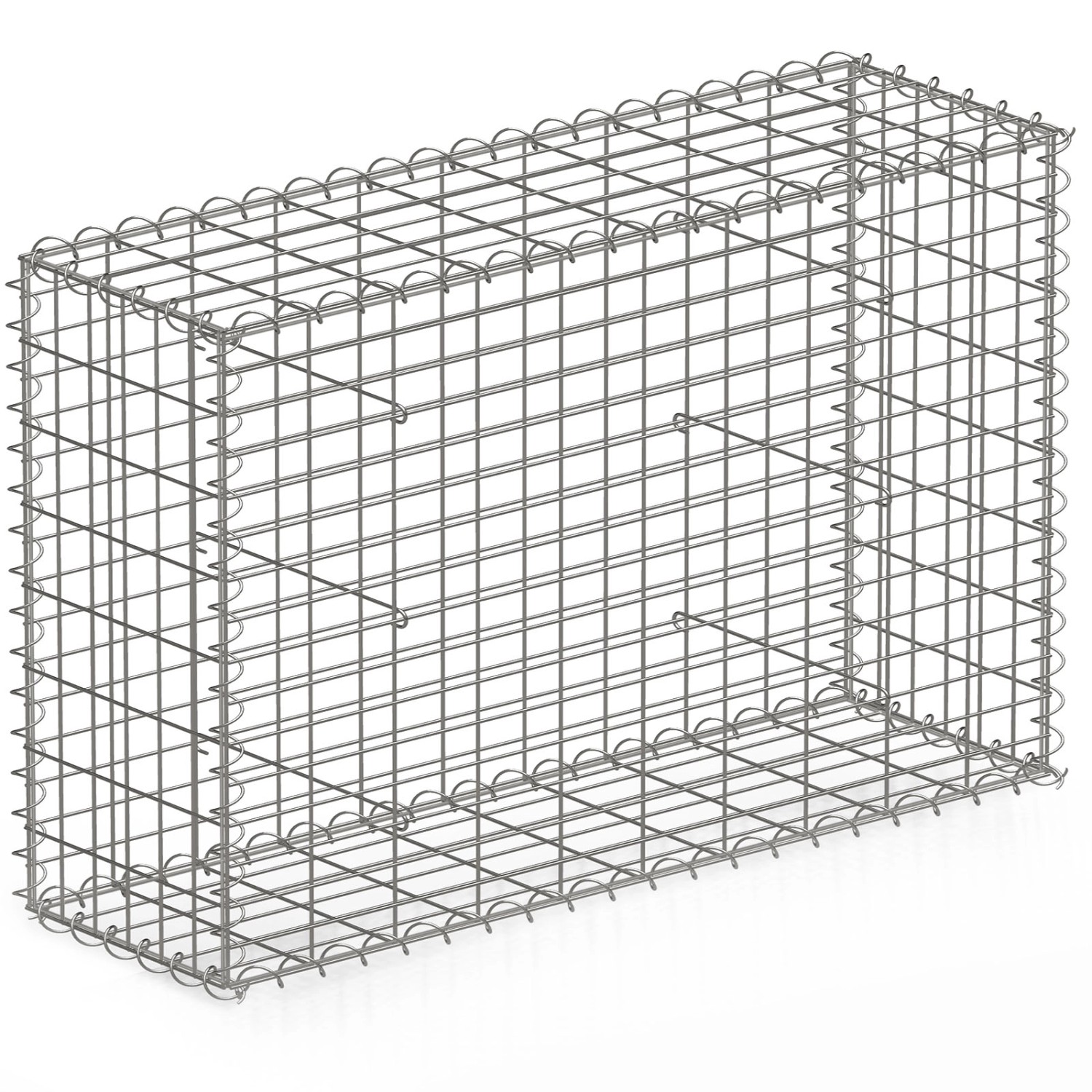 KARAT Gabionenkorb Lenox Steinkorb Zaun Sichtschutz Verzinkt 100 x 80 x 30 günstig online kaufen