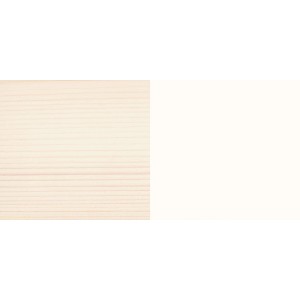 Holz behandelt mit Osmo Dekorwachs Intensiv Schnee, einem farbigen Wachs für den Innenbereich.