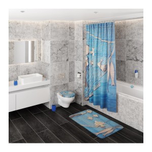 Sanilo Badewannenstöpsel Seefahrt im Badezimmer-Set mit maritimen Design.