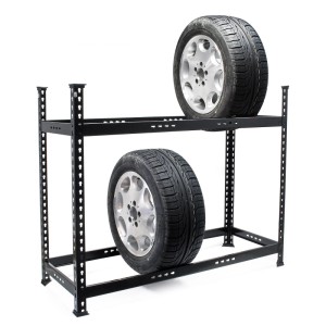 Wiltec Reifenregal Reifenständer 150Kg 101X120X44Cm Schwerlast Werkstattregal
