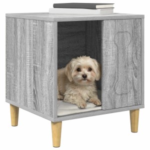 vidaXL Hundehütte Graues Sonoma 44 x 42 x 49 cm Holzwerkstoff 8000704