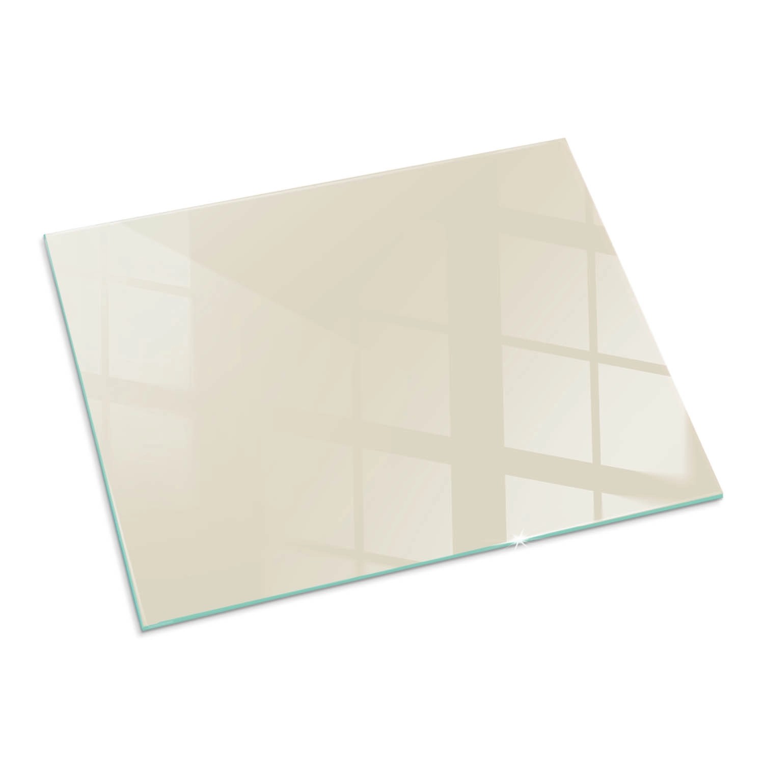 Tulup Glasplatte für Kamin Gelb Bodenplatte Glas für Ofen Rechteck 80x60 cm günstig online kaufen