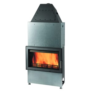 Haas+Sohn Kamineinsatz Aqua 187.19-WT Wasserführend Stahl 7 kW