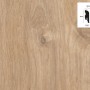 Sockelleiste Celtic Oak, 40x20x2600 mm, Eichenoptik mit Schemazeichnung der Abmessungen.