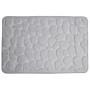 Euroshowers Badvorleger Rimini mit Memory Schaum in Steinoptik, 60x95 cm, grau.