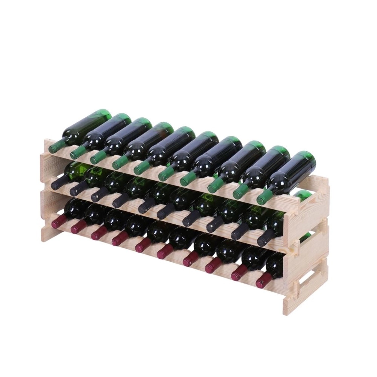 PROREGAL Weinregal VINOTECA FLEX PRO HxBxT 37x103x28cm 30 Flaschen Auf 3 Eb günstig online kaufen