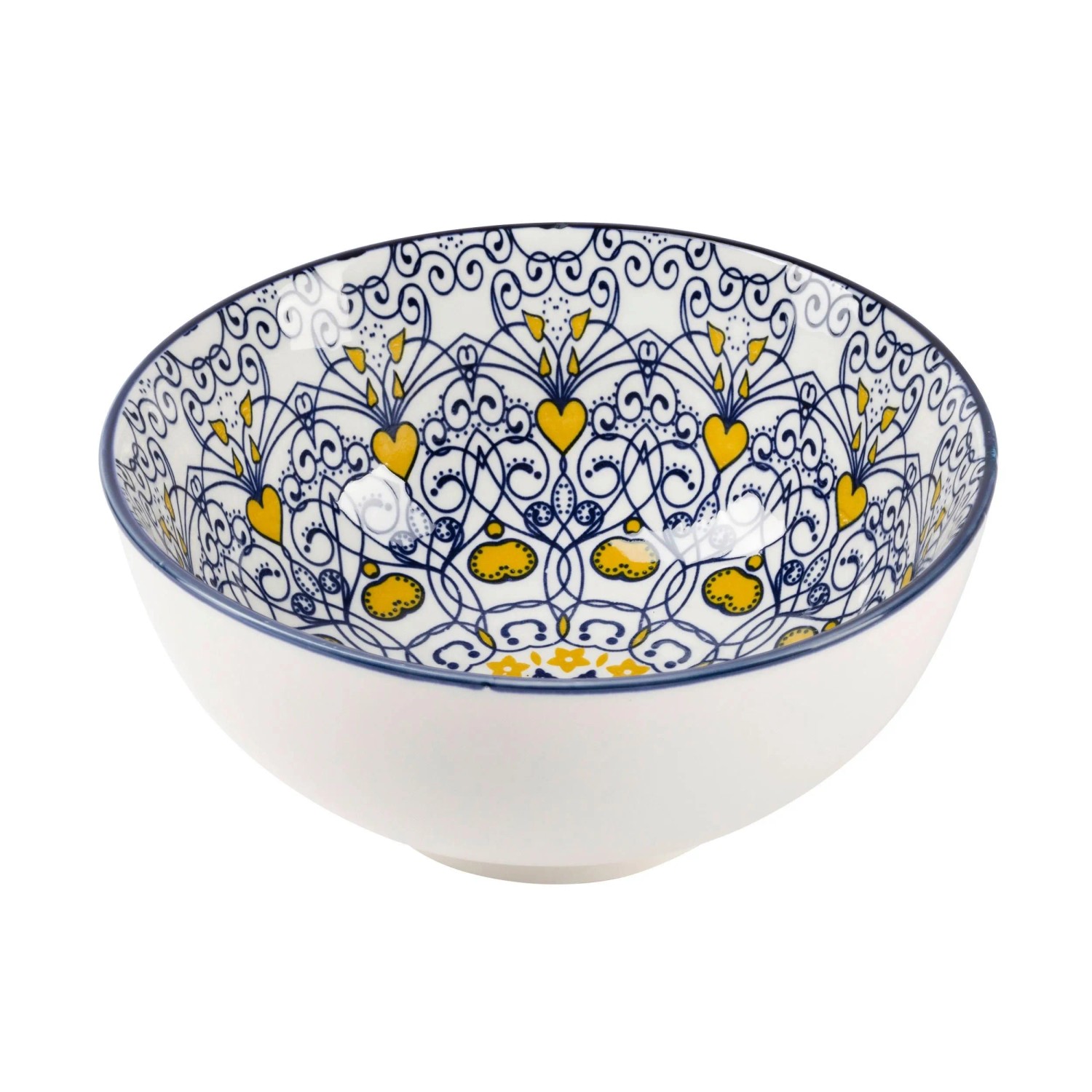 Mömax Schale Maja Blau/Gelb Ø ca. 19,5cm