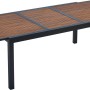 Merxx Gartentisch Paxos, ausziehbar, 180/240 cm, Akazienholz und Aluminium für Gartenmöbel-Set.