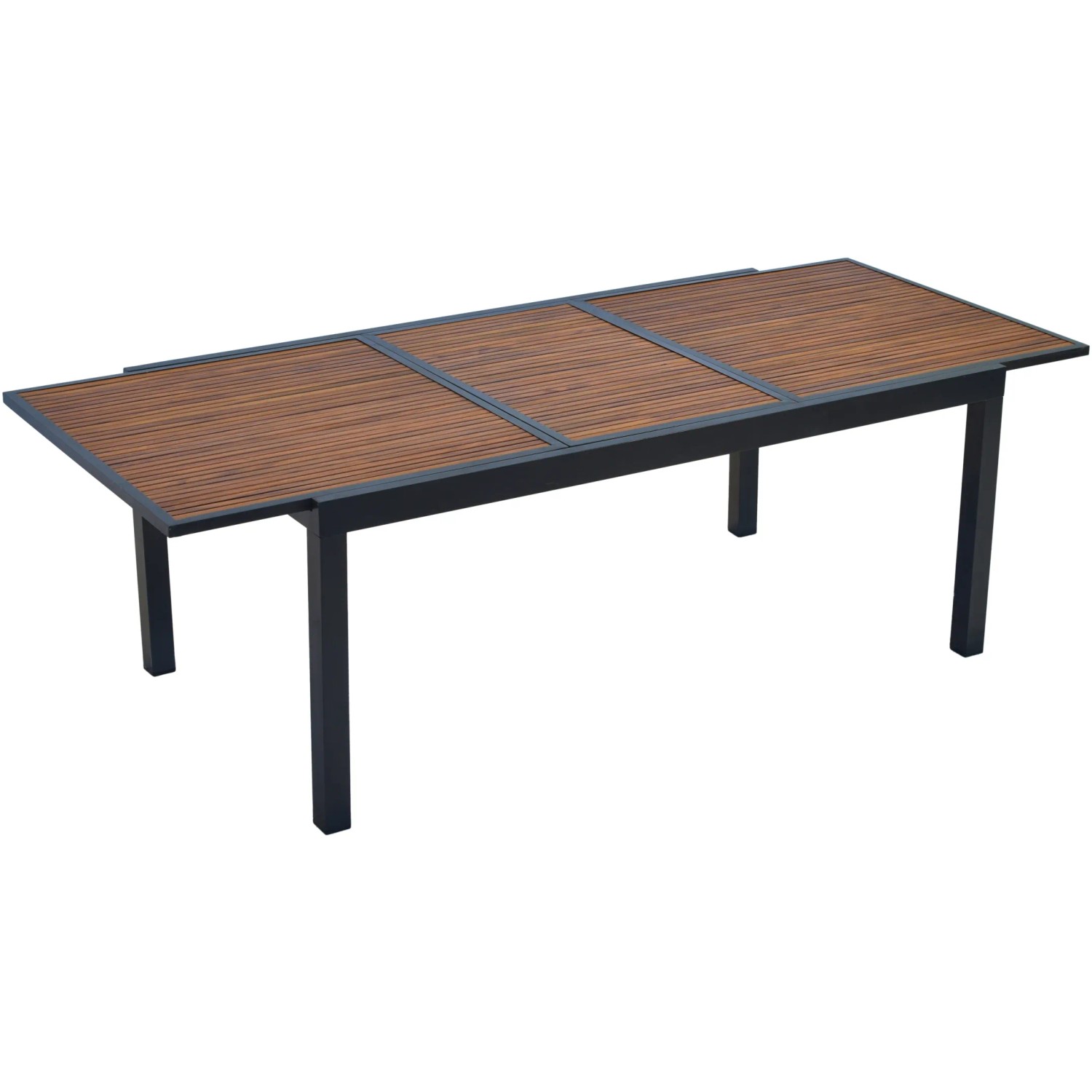 Merxx Gartentisch Paxos, ausziehbar, 180/240 cm, Akazienholz und Aluminium für Gartenmöbel-Set.