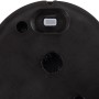Detailaufnahme der Unterseite der Globo LED-Solartischlampe mit Schalter.