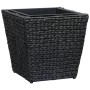 Furnicato Hochbeet Set Wasserhyazinthe Stahlrahmen Schwarz 40x40x40 Cm 30x30x30 Cm 20x20x20 Cm_5