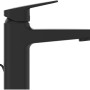 Ideal Standard Ceraplan Waschtischarmatur, Schwarz Matt, mit Ablaufgarnitur.