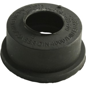 Schwarze Marley HT-Gummimanschette DN 40/30 für HT-Rohre.