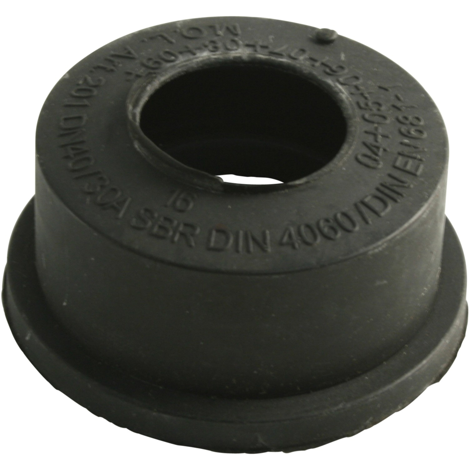 Schwarze Marley HT-Gummimanschette DN 40/30 für HT-Rohre.