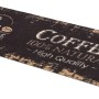 Astra Sauberlaufmatte Miabella Coffee Natural, 50x150 cm, mit Kaffeemotiv für den Innenbereich.