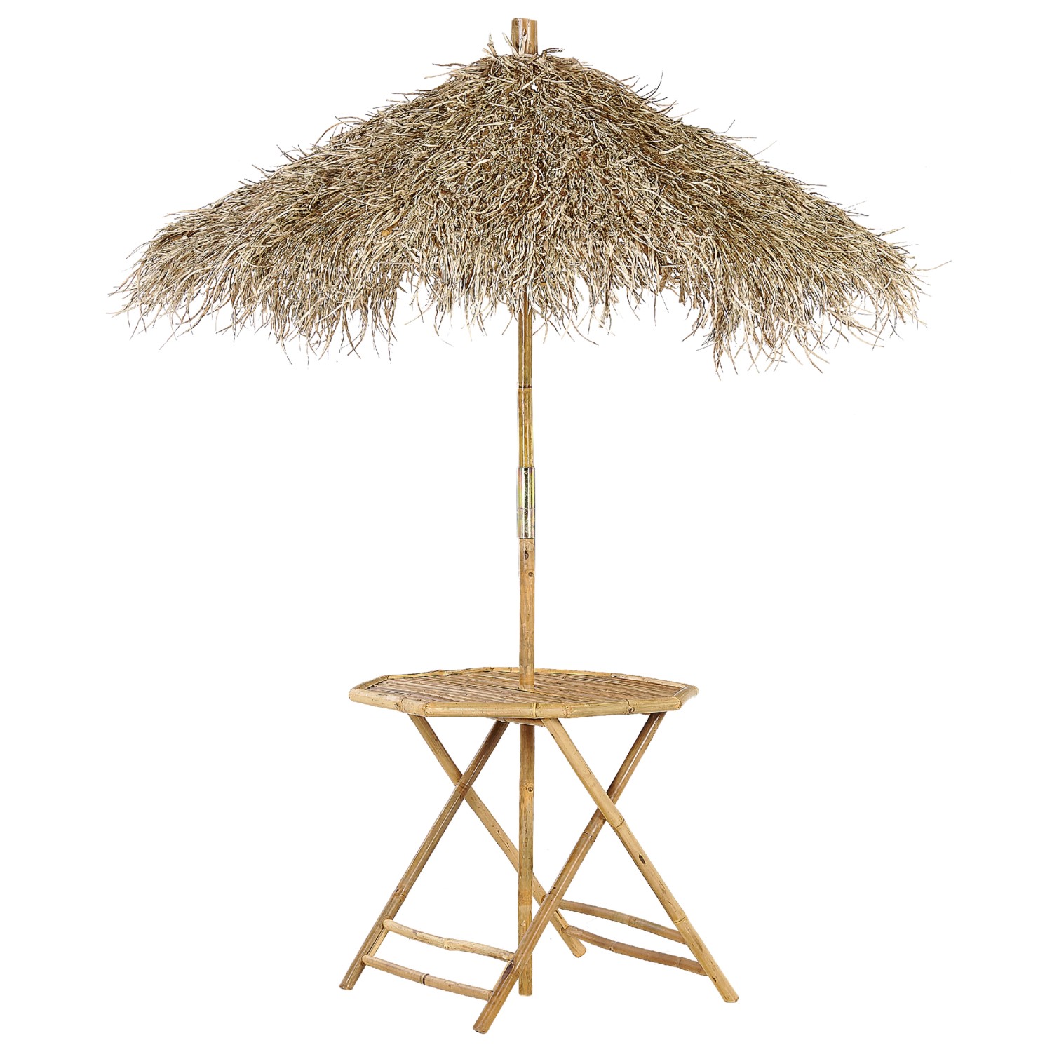 Beliani Gartentisch MOLISE Heller Holzfarbton Naturfarben 85x85x76 günstig online kaufen