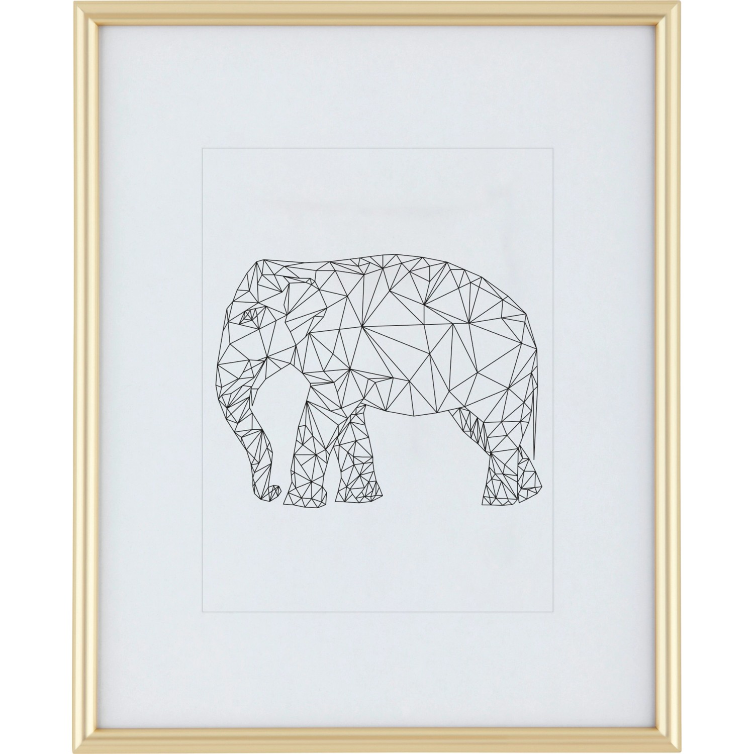 Kunststoffrahmen 24 cm x 30 cm Gold