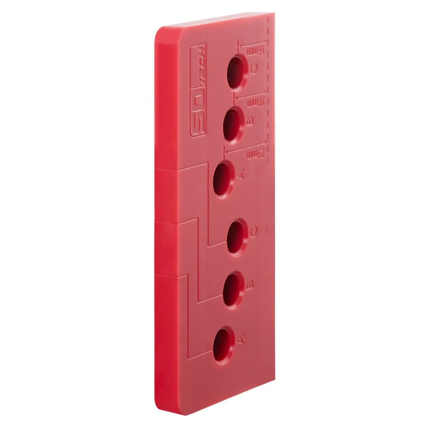 SOTECH Bohrschablone für Balkontürgriffe 110 x 50 x 16 mm