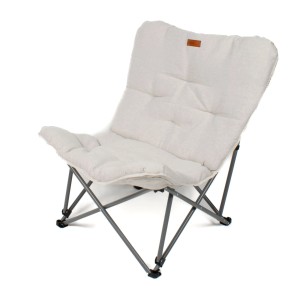 Beiger Eclipse Campingstuhl Herkules, Faltstuhl für Camping, Garten, Balkon.