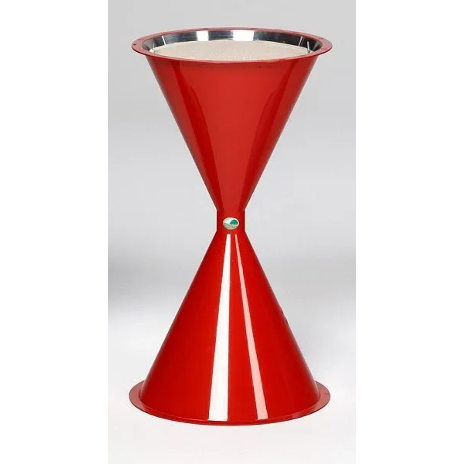 PROREGAL Klassischer Standascher Für Innen Außenbereich HxBxT 72 x 42 x 42 cm Kunststoff Rot