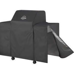 Schwarze Jamestown Grill-Abdeckhaube für 3-Brenner Gasgrill Knox mit/ohne Unterschrank.