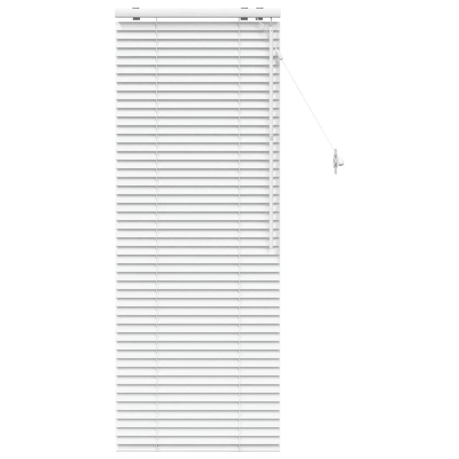 vidaXL Venezianische Jalousie Weiß 65 x 160 cm 35 mm 42015409