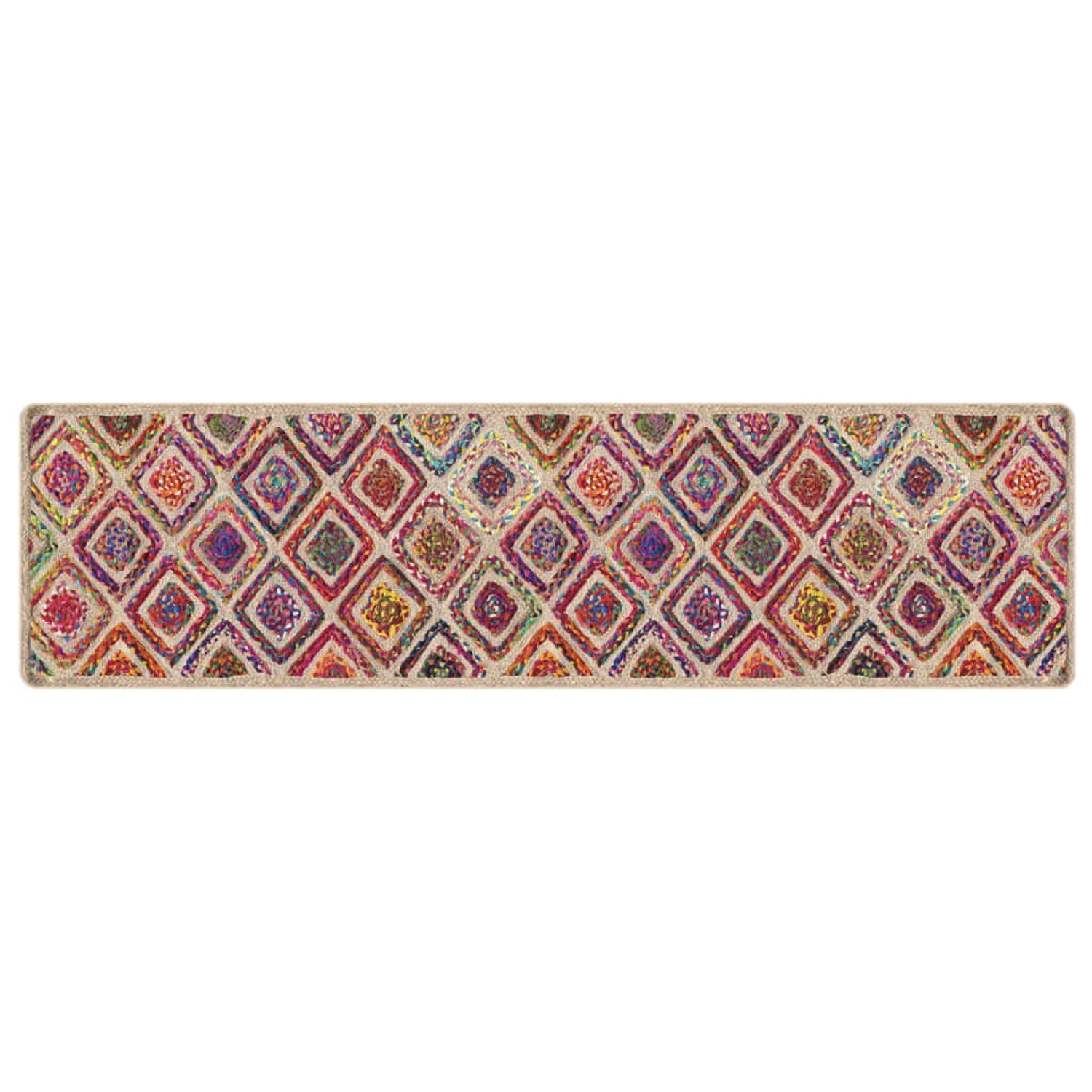 vidaXL Teppich Waschbar Mehrfarbig 80x300 Cm Rutschfest 1928510 günstig online kaufen