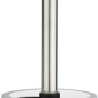 Wenko WC-Garnitur Raja Grau: WC-Bürste mit Halter in Steinoptik, Polyresin, silberner Stiel.