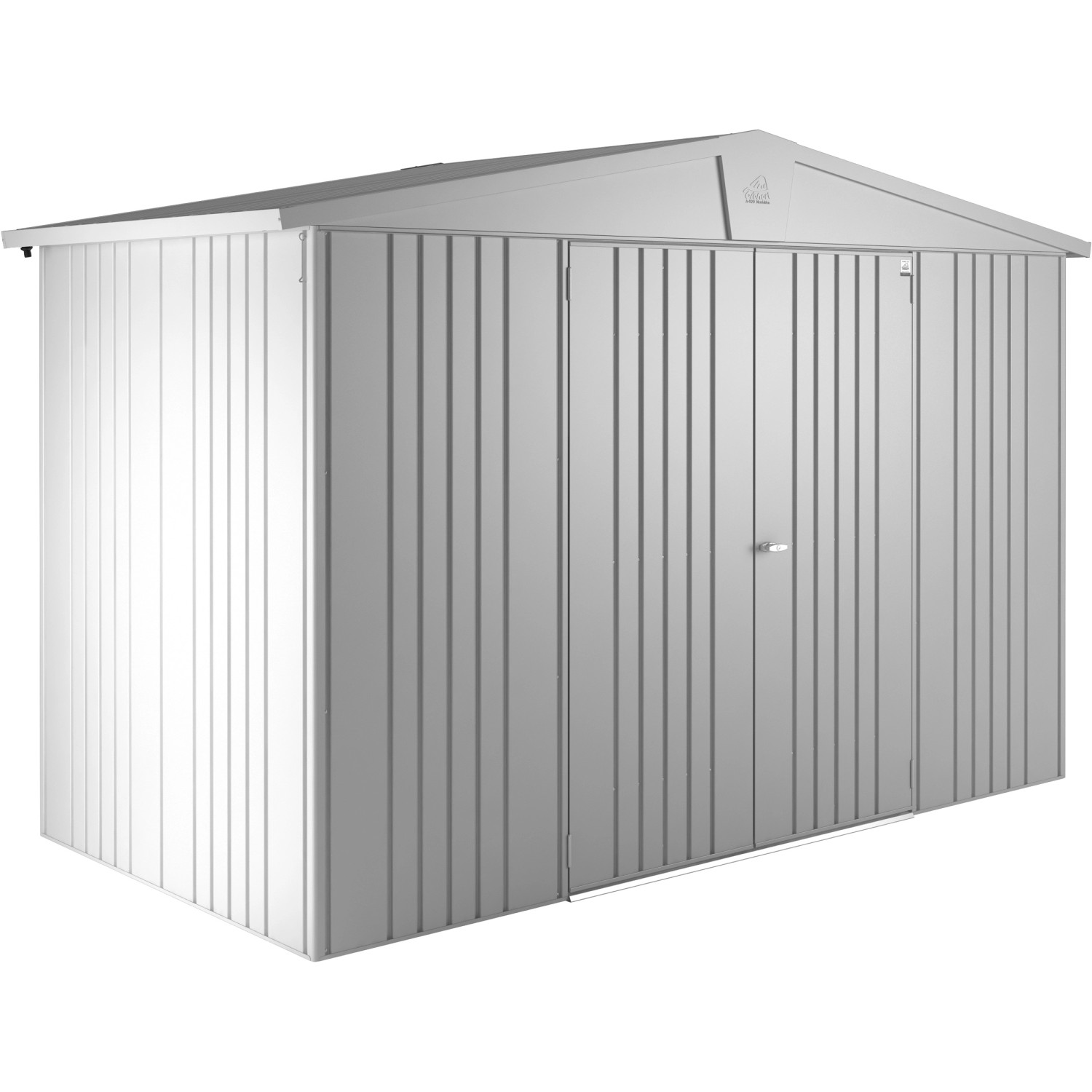 Biohort Metall-Gerätehaus Europa Silber-Metallic 4,6 m² günstig online kaufen