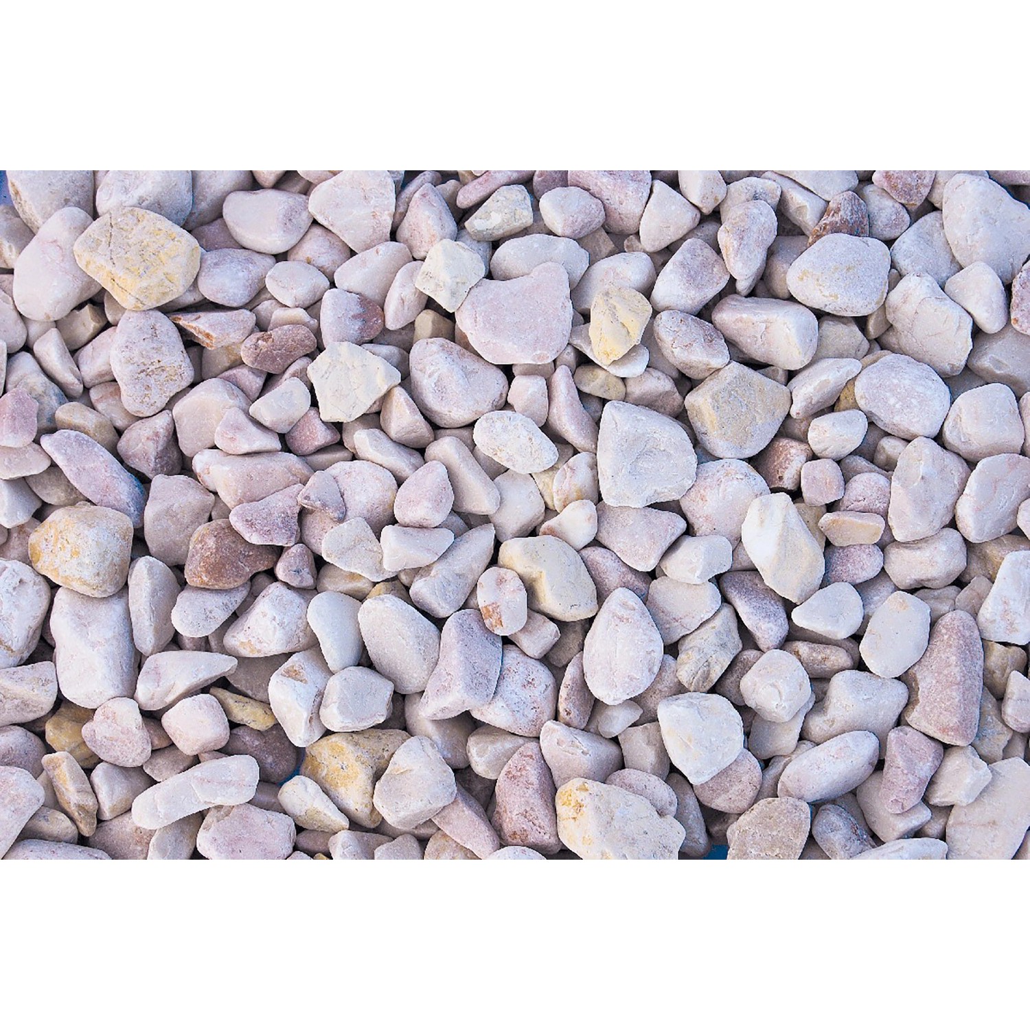 Kalksteinkiesel Juli-Bunt 20 - 30 mm 25 kg PE-Sack