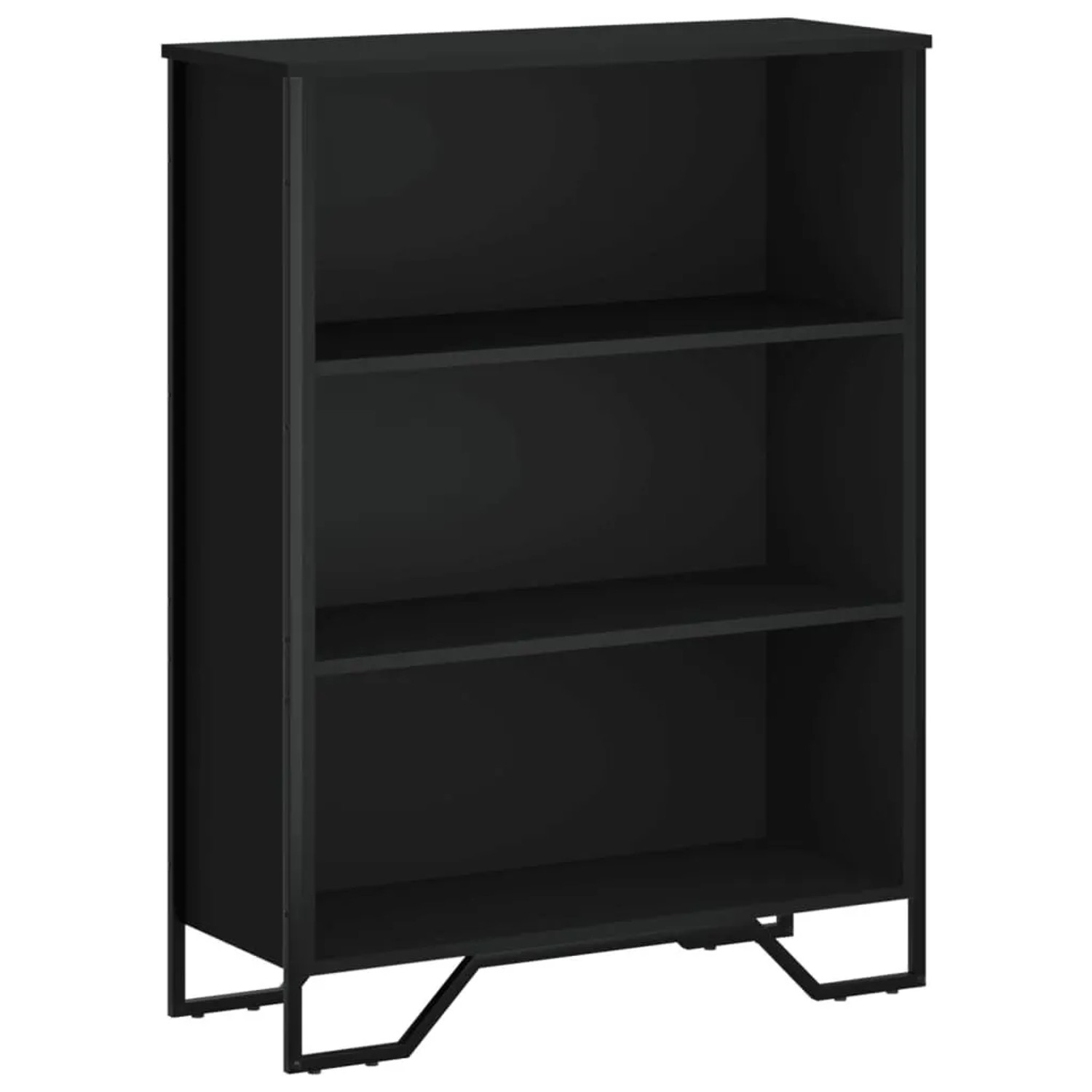 vidaXL Bücherregal Schwarz 80x31x106 cm Holzwerkstoff 848624 günstig online kaufen