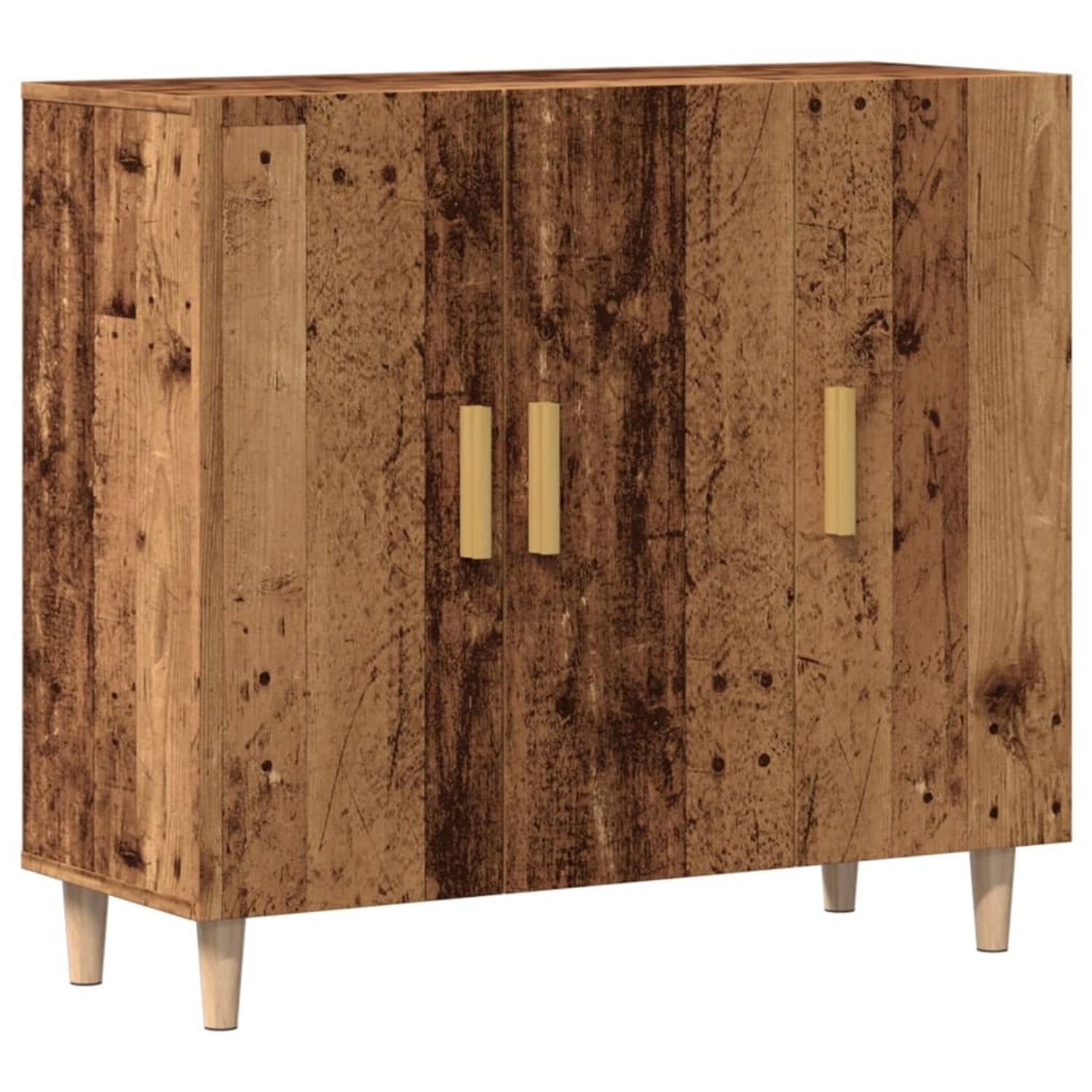 vidaXL Sideboard Altholz-Optik 90x34x80 cm Holzwerkstoff 856890 günstig online kaufen