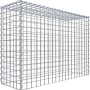 Gabiona Anbaukorb Typ 3, 70x100x30 cm, Maschenweite 5x5 cm, Drahtgitter für Gabionen.