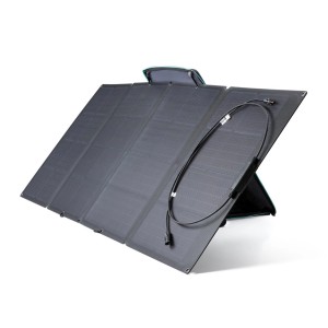 EcoFlow Solarpanel 160W, faltbar mit Ständer, für Solaranlagen & Camping.
