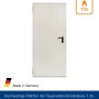 Grauweiße Hörmann Feuerschutztür T30, 87,5x200 cm. Stahltür für Brandschutz und Schallschutz.