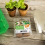 Quelltabs 3,5 cm, 20 Stück, in Verpackung mit Anzuchtschale, Pflanztöpfen und Schaufel.