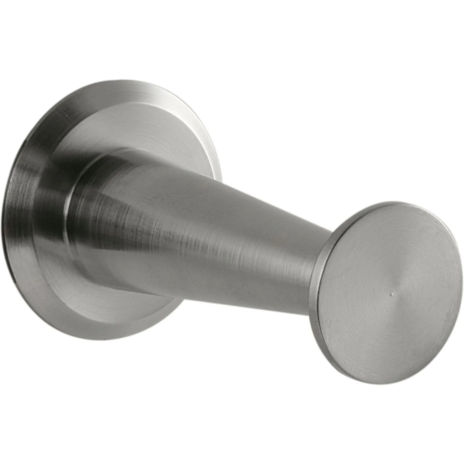 Simausrom Mantelhaken Medellot Platte Ø 30 mm Tiefe 53 mm Alu Vernickelt Glänzend